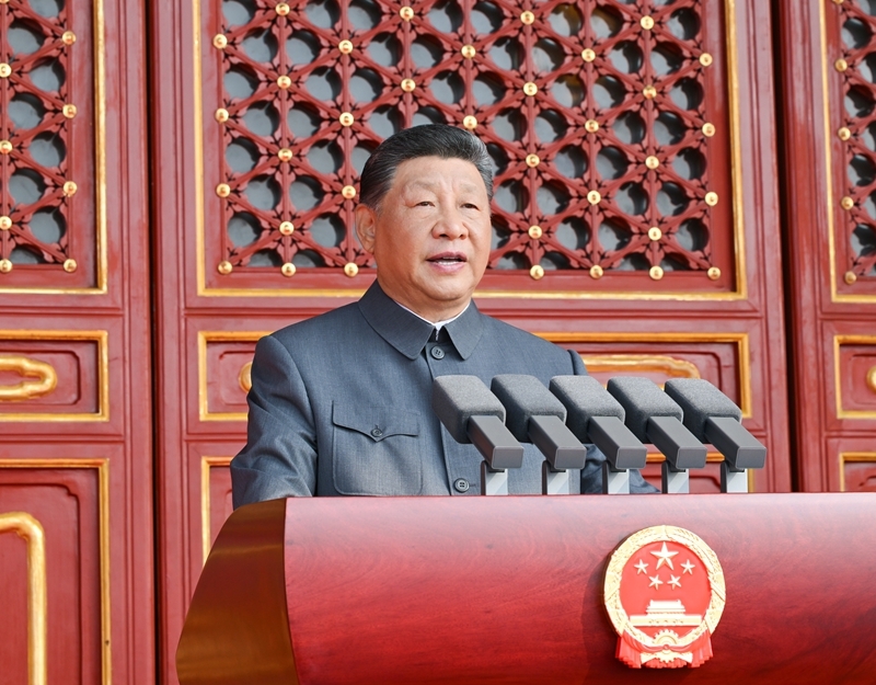 紀(jì)念中國人民抗日戰(zhàn)爭暨 世界反法西斯戰(zhàn)爭勝利80周年大會在京隆重舉行 天安門廣場舉行盛大閱兵儀式 習(xí)近平發(fā)表重要講話并檢閱受閱部隊